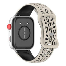 Fitpolo Leopard Engraved Strap Replacement Band 22mm