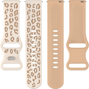 Fitpolo Leopard Engraved Strap Replacement Band 22mm